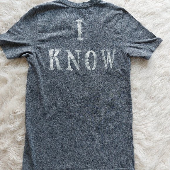 Express Women's Grey Star War Mickey Head Crew Neck T-Shirt Size XS - Picture 3 of 7